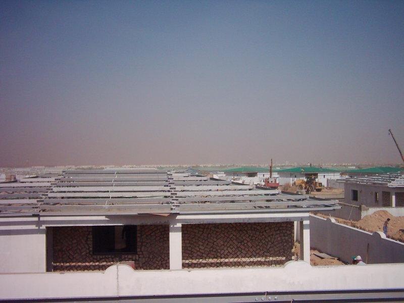 Ducted split units installed in chalets at MABAZRA, Al Ain