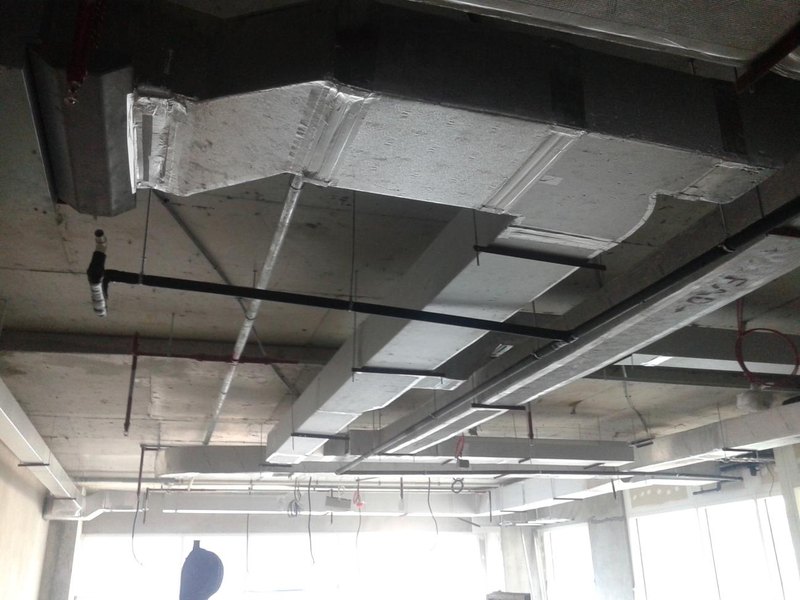 HVAC system installation at H.H. Sheikh Saif bin Muhammad Al Nahyan villa, Al Ain